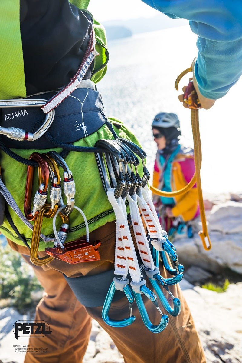 Petzl Sm'D Carabiner - Versatile, Lightweight, Compact, D-Shaped Locking Carabiner for Rock and Ice Climbing - Twist-Lock - 3-Pack - Image 5